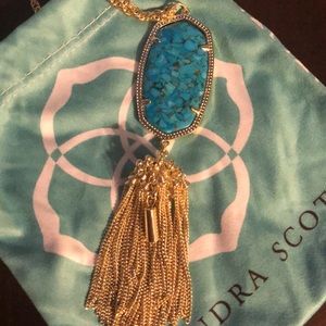 Kendra Scott bronze veined turquoise Rayne
